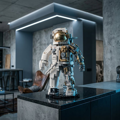 Astronaut (1088 szt.) - Kredens z ciemnego granitu i betonu