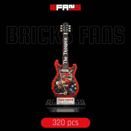 Iron Maiden Guitar - The Trooper (320 Pcs) - Bricks Fans cover