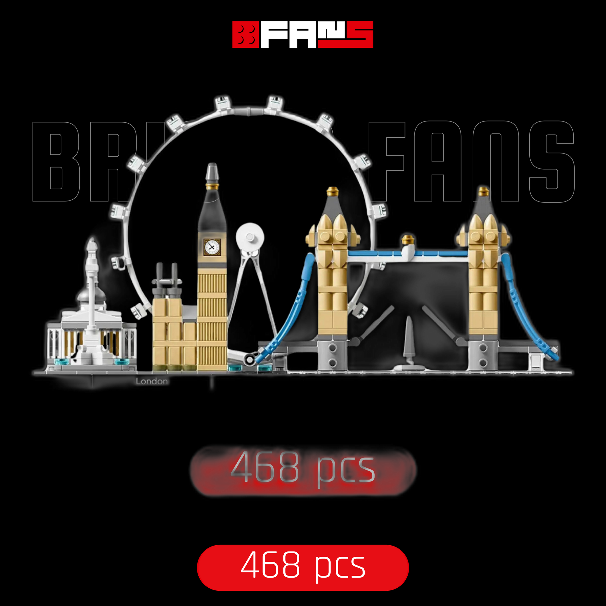 Capa Oficial London City Skyline (468 pcs)