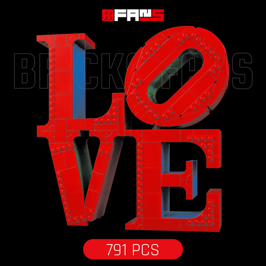 Love Sculpture (791 Pcs) - Bricks Fans cover
