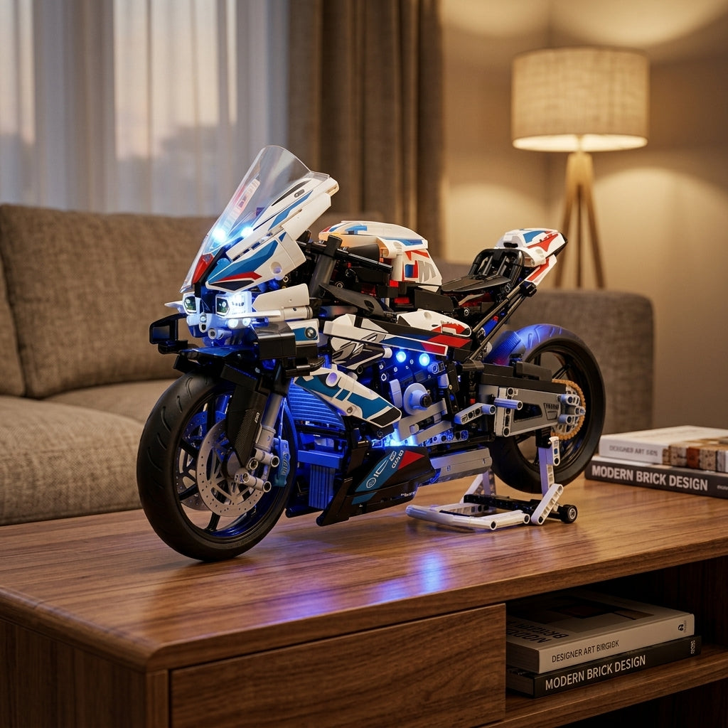 Blue Superbike M1000 — generated scene 6 [m1000_living_room.png]