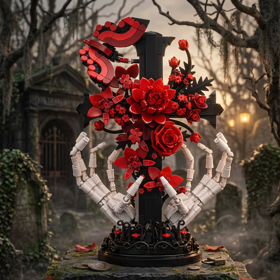 Floral Cross Sanctuary (901 Pcs)