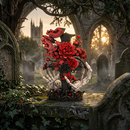 Floral Cross Sanctuary (901 Pcs)