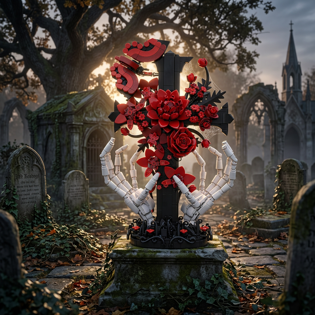 Floral Cross Sanctuary (901 Pcs)