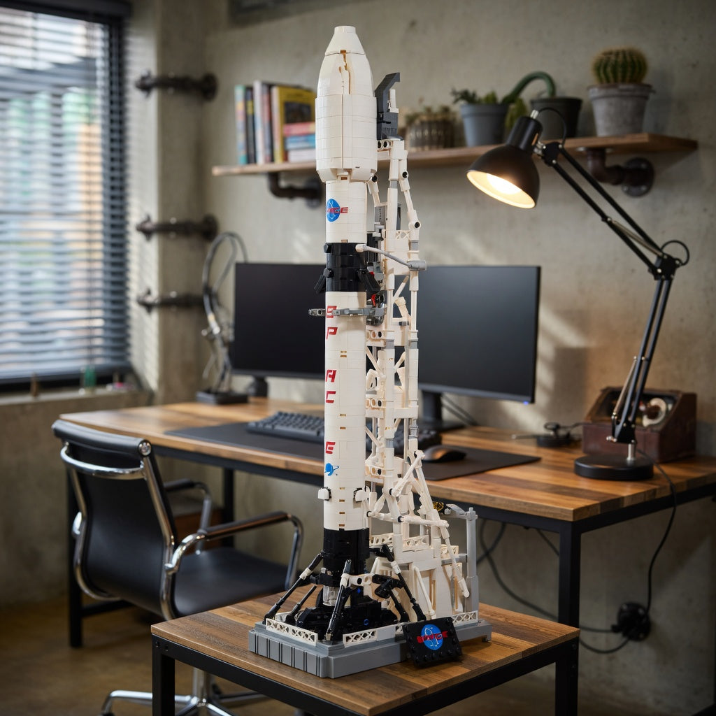 Fusée d'atterrissage sur la Lune SpaceX (869 pièces)