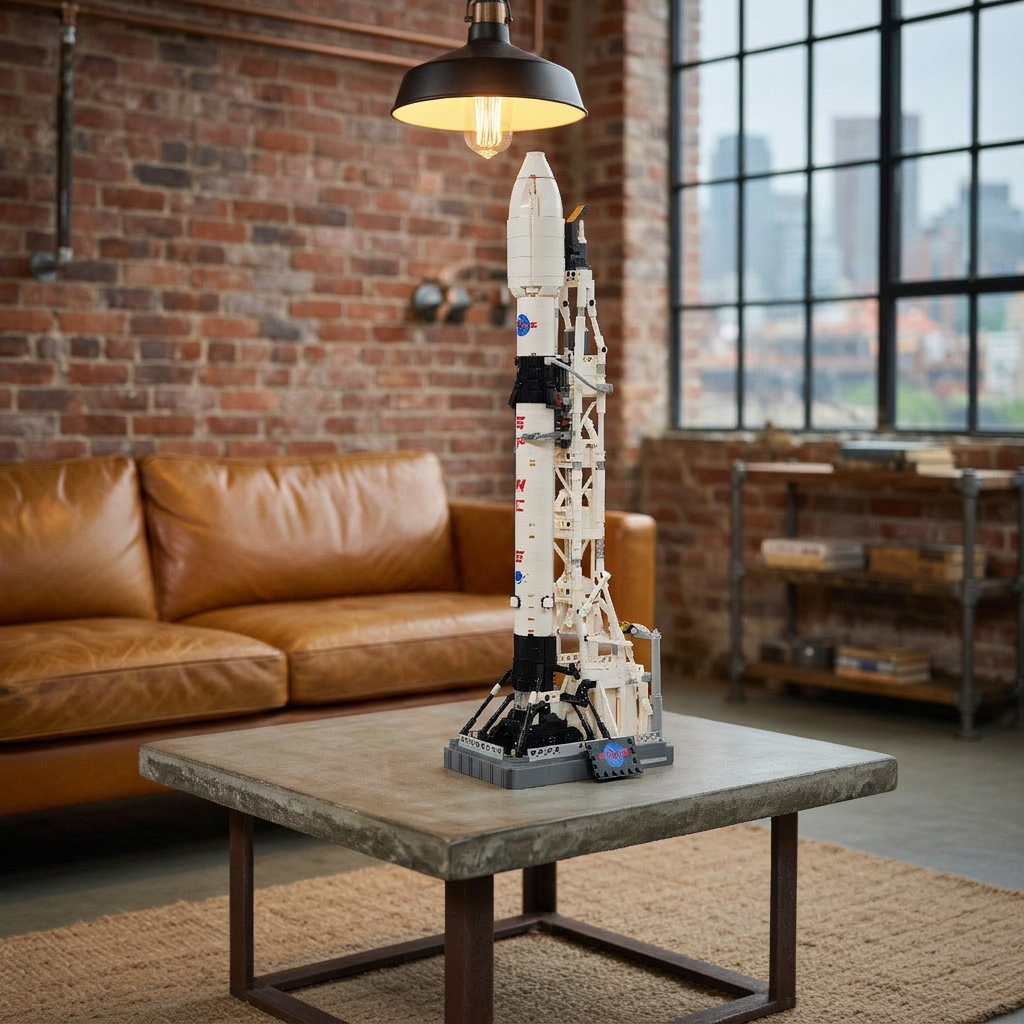 Fusée d'atterrissage sur la Lune SpaceX (869 pièces)