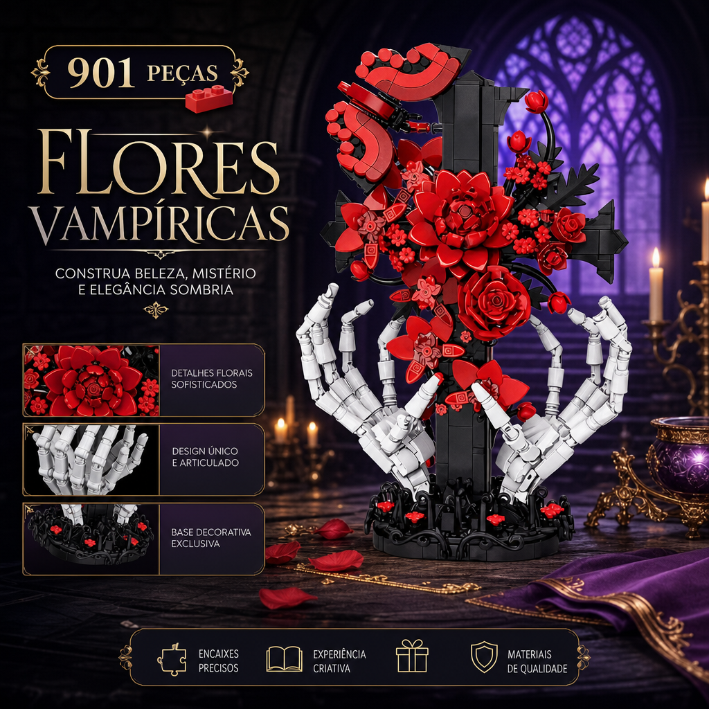 Floral Cross Sanctuary (901 Pcs)