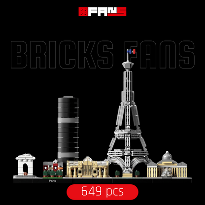 Paris City Skyline (649 pcs) - Bricks Fans official cover