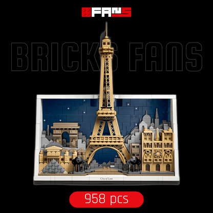 Capa Oficial Paris City Skyline (958 pcs)