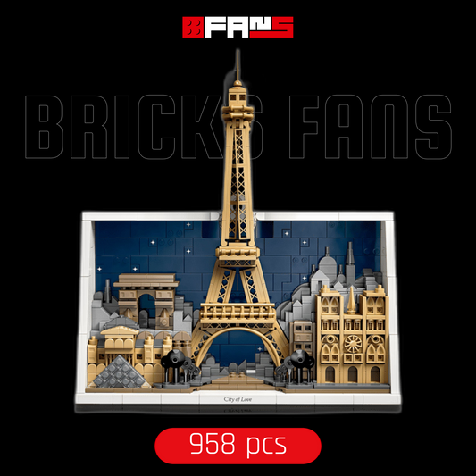 Capa Oficial Paris City Skyline (958 pcs)