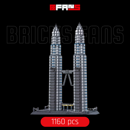 Petronas Towers (1160 Pcs) - Bricks Fans cover