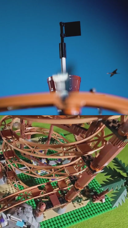 Double Helix Roller Coaster (2174 pcs)