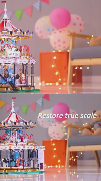 Gemotoriseerde Carrousel met Ledverlichting (5086 stuks) 