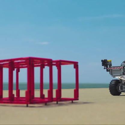 Wózek widłowy do kontenerów Biały (4878 elementów) 