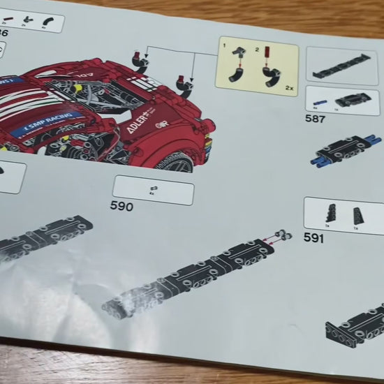488 GTE Italiaanse auto (1677 onderdelen)