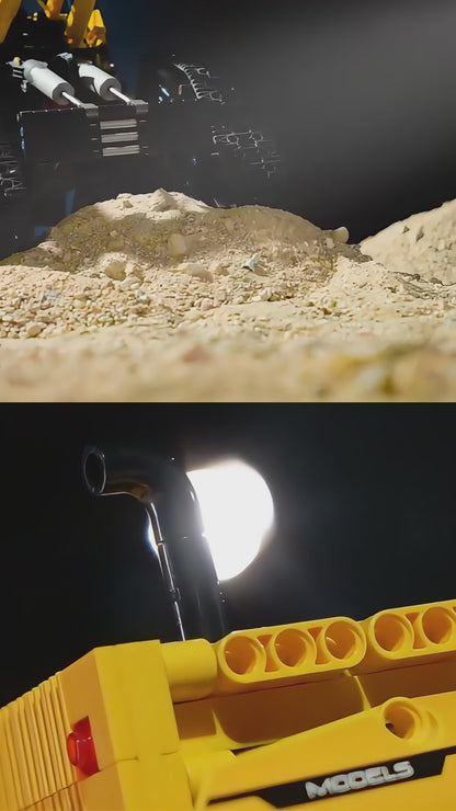 Artikulierte futuristische Baumaschine (2237 Teile) 