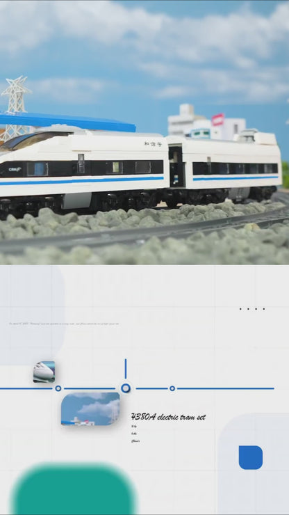 CRH380A Tren de Mare Viteză (1211 piese) 