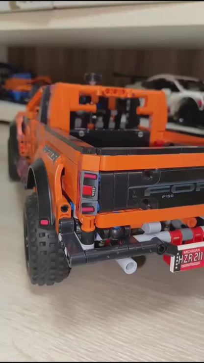 Raptor fuoristrada arancione (1379 pezzi)