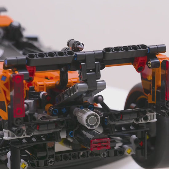 Carro de Fórmula 1 Laranja 2025 - Lando Norris (1675 Peças)