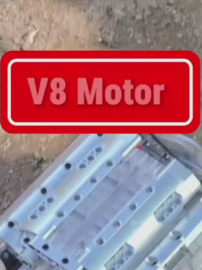 Moteur V8 motorisé (535 pièces) 