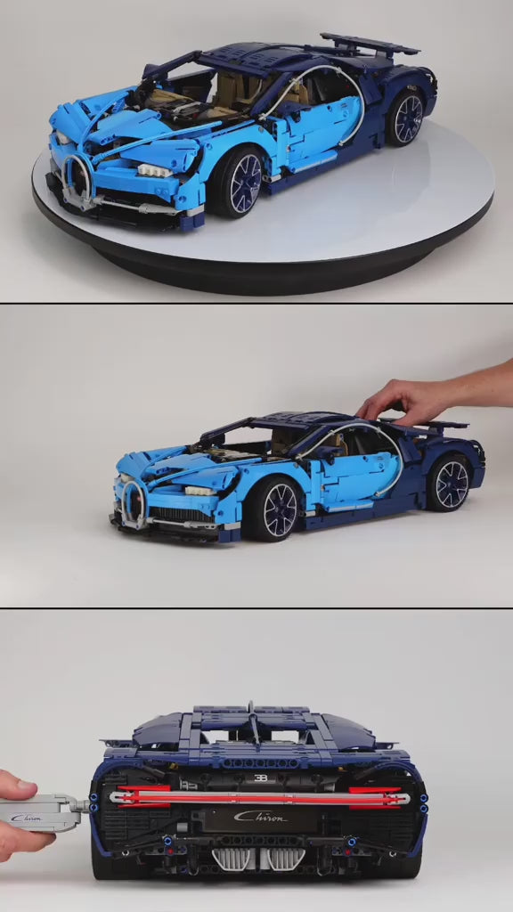 Blue Sports Car Chiron (3599 Pcs)
