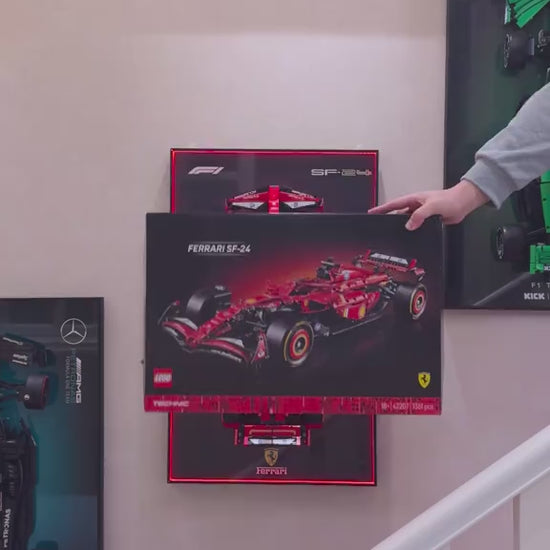 Carro Vermelho de Fórmula 1 - Charles Leclerc (1361 Peças)