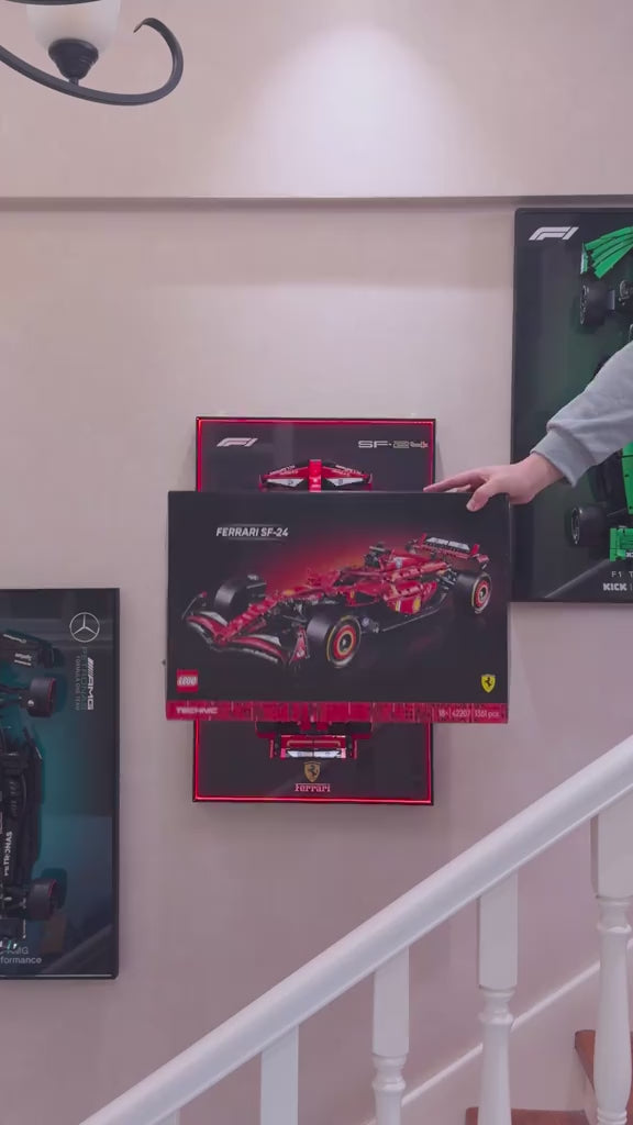 Carro Vermelho de Fórmula 1 - Charles Leclerc (1361 Peças)