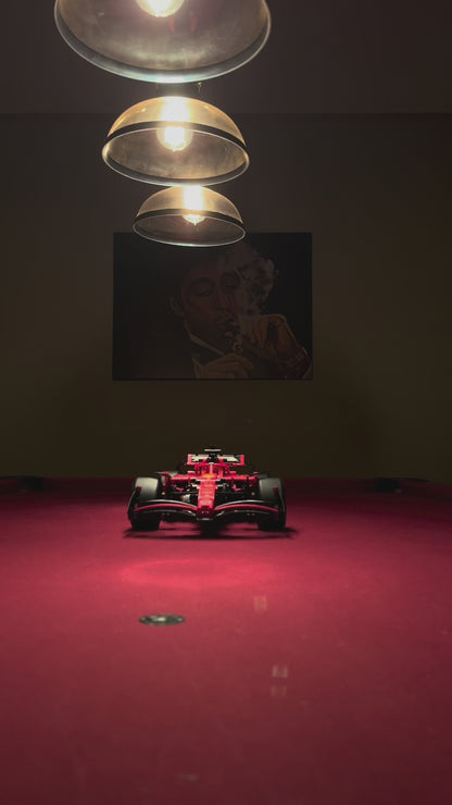 Carro Vermelho de Fórmula 1 - Charles Leclerc (1361 Peças)