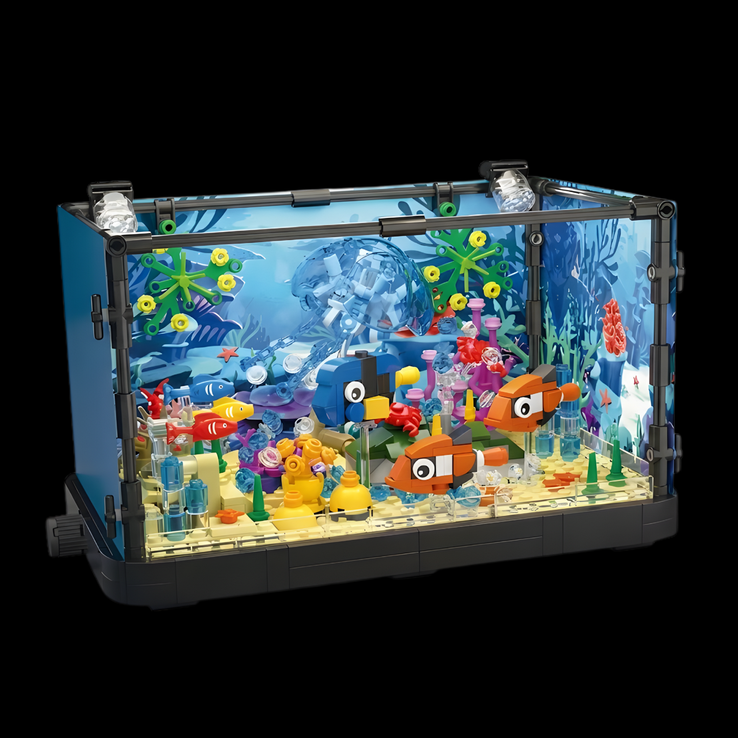 Acquario tropicale: coralli illuminati (725 pezzi)