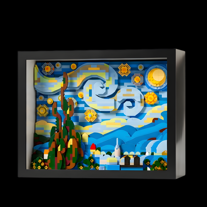 The Museum: A Starry Night Art Frame (1568 Micro-Pcs)