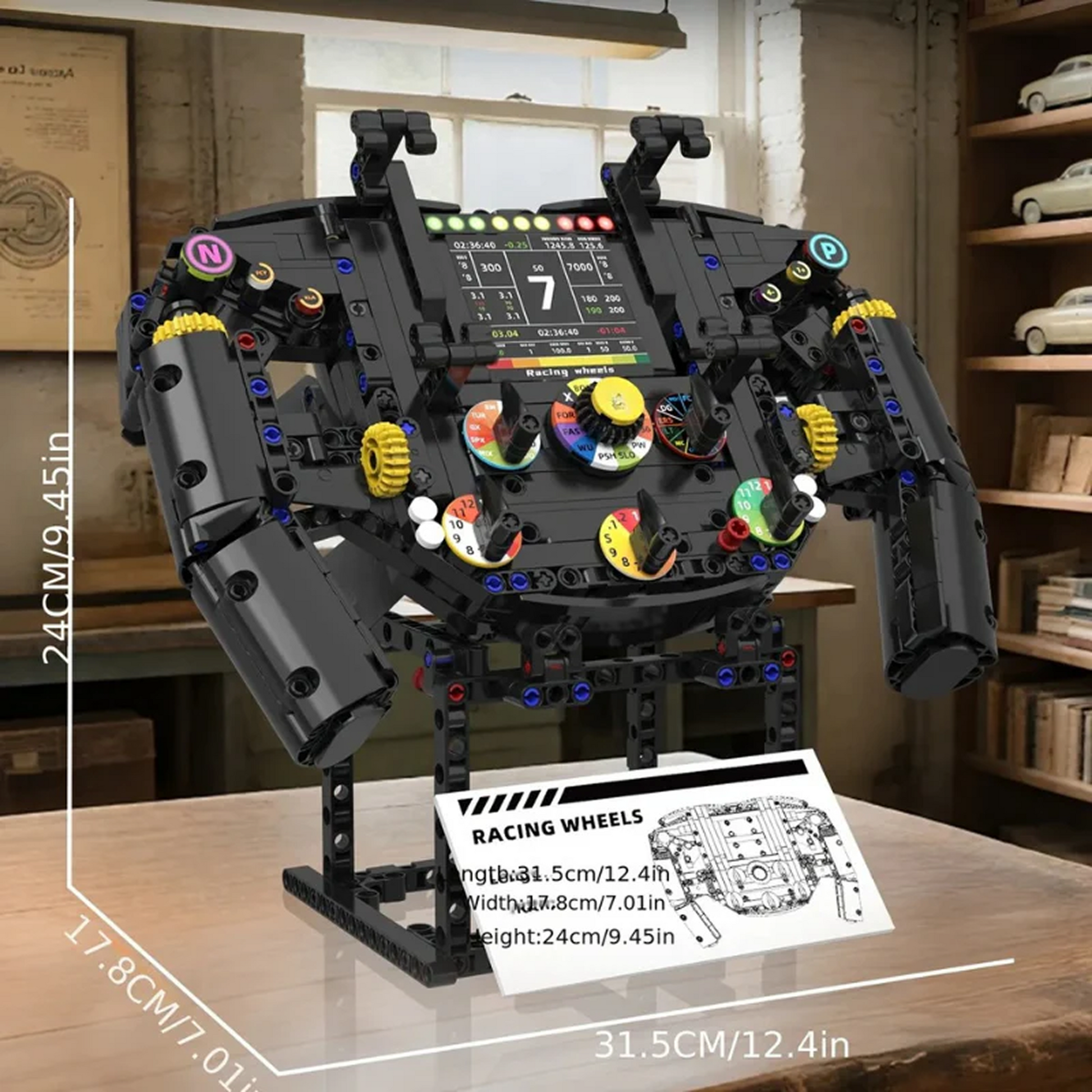 F1 Steering Wheel (833 Pcs)