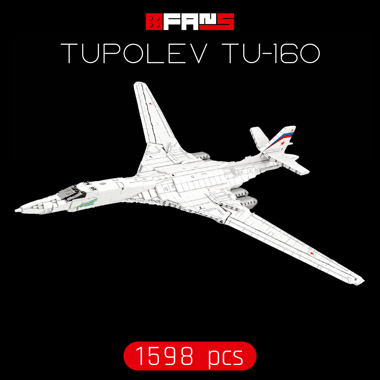 Bombardier TU-160 (1598 pièces)