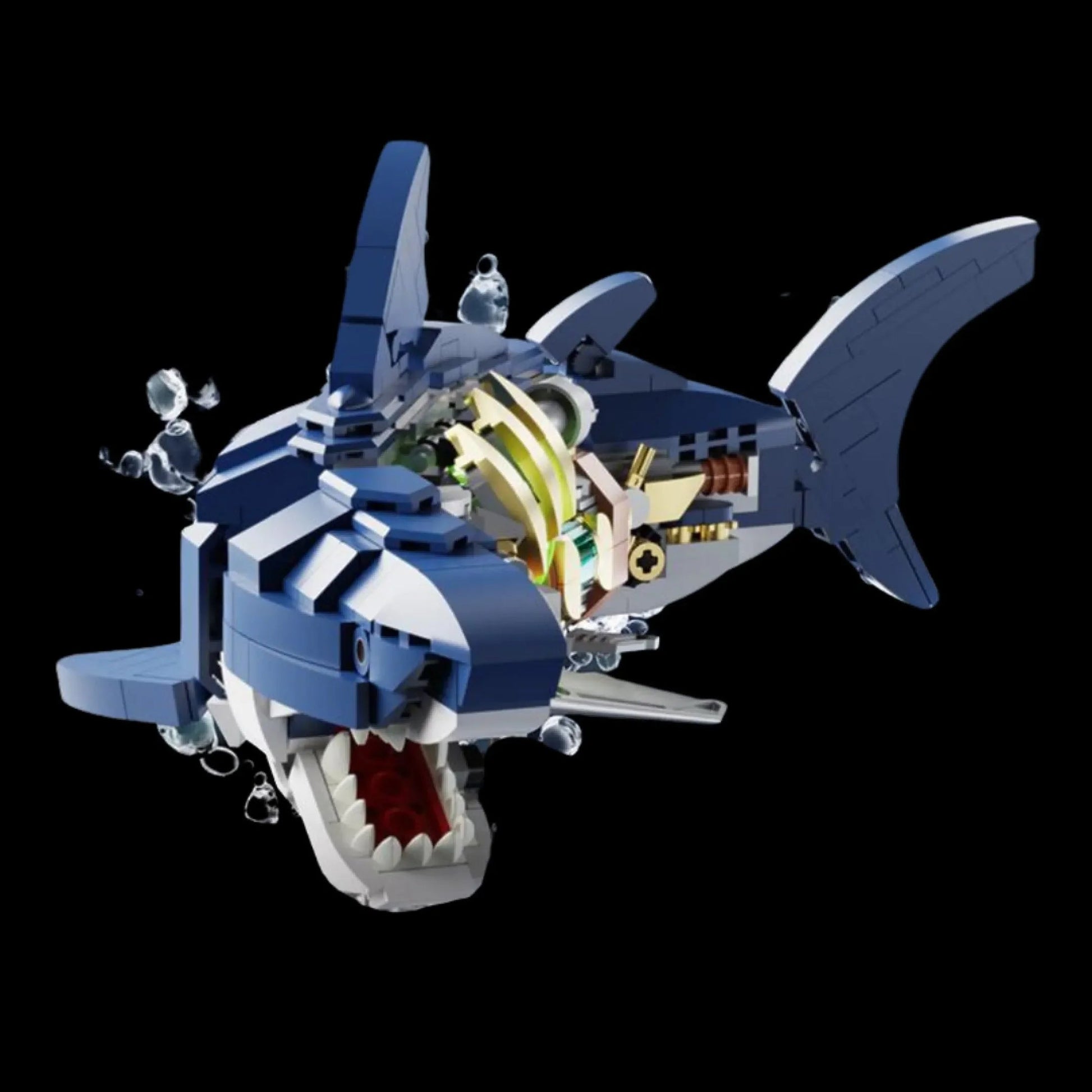 Mechanical Shark with Lights (687 Pcs)