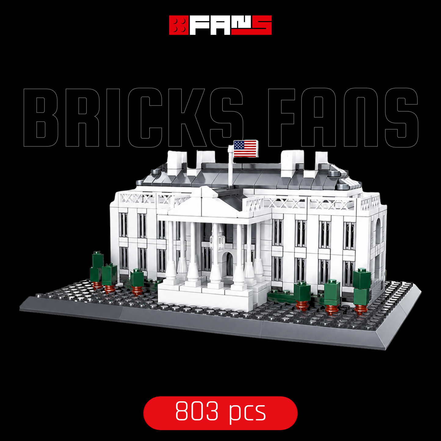 White House (803 pcs) - Bricks Fans official cover